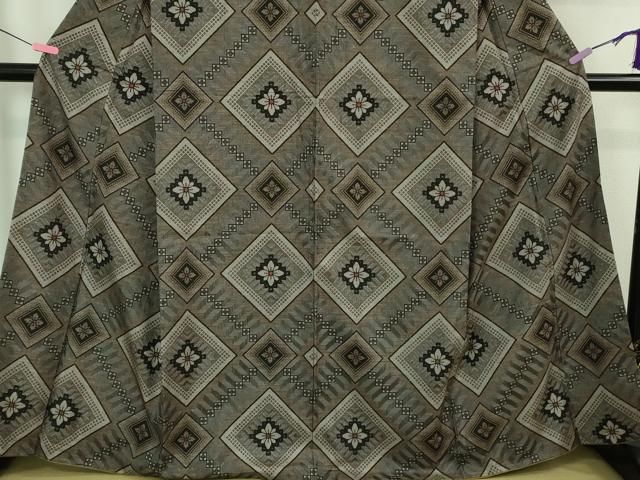 平和屋着物□希少 本場大島紬 龍郷絣 逸品 DZAA6832kh5