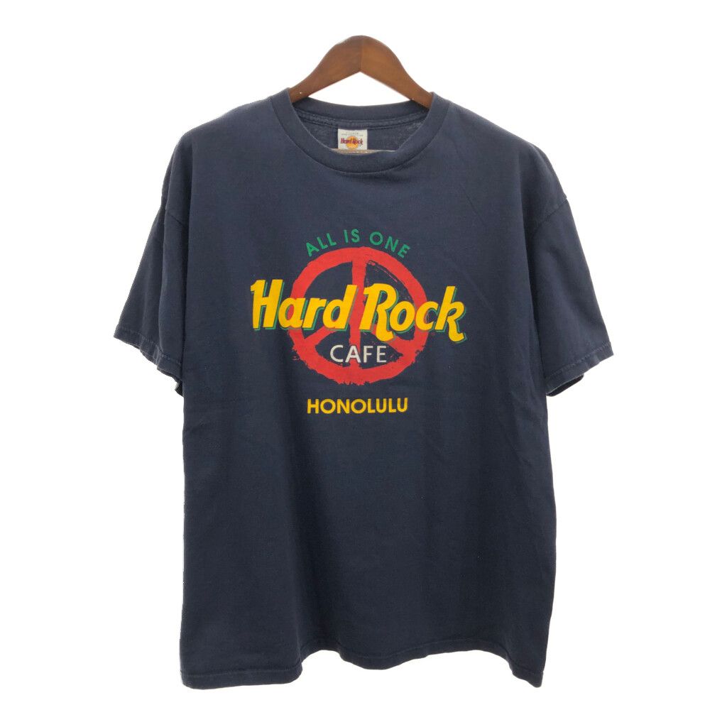 USA製 Hard Rock Cafe ハードロックカフェ ホノルル 半袖Ｔシャツ ロゴ 