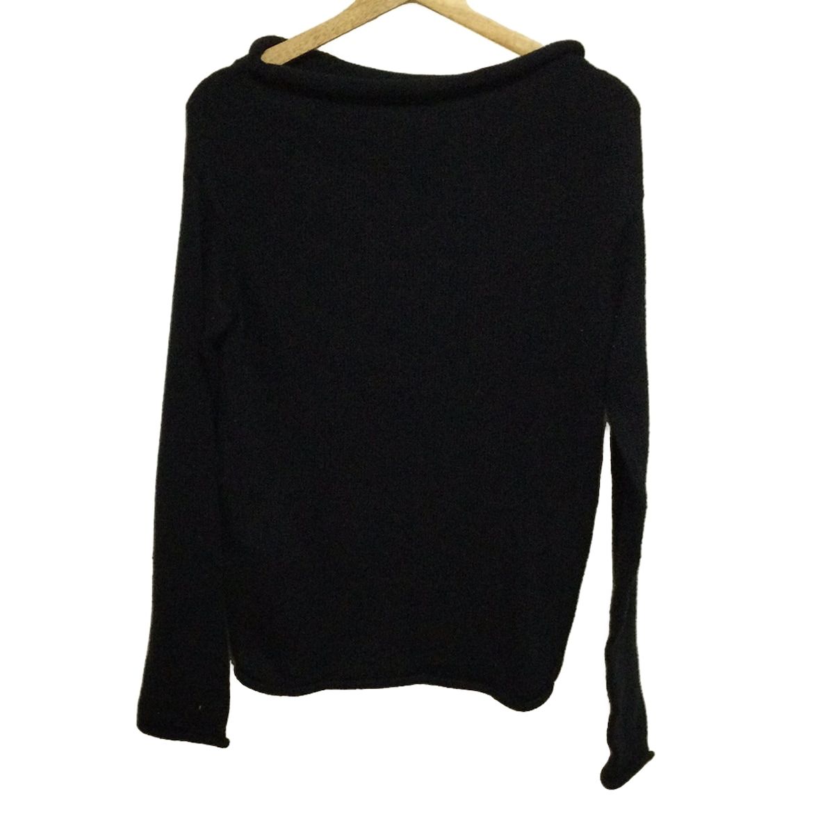 YOHJI YAMAMOTO NOIR ヨウジヤマモトプリュスノアール 長袖セーター サイズ3 L レディース - 黒 コットン