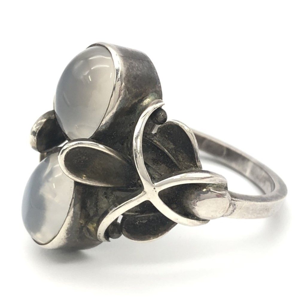 ジョージジェンセン 46E リング ながく 指輪 9号 GEORG JENSEN