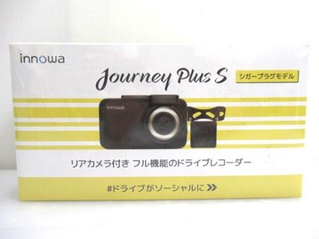 イノワ innowa Journey Plus S リアカメラ付ドライブレコーダー シガープラグモデル 未開封