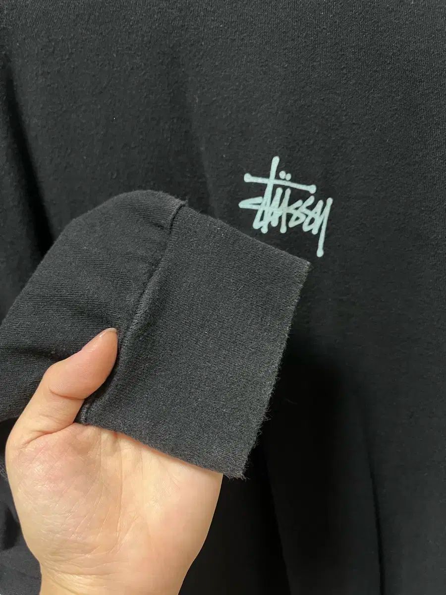 STU ブラック ロングスリーブ Tシャツ レディース S NICORILABO_COM