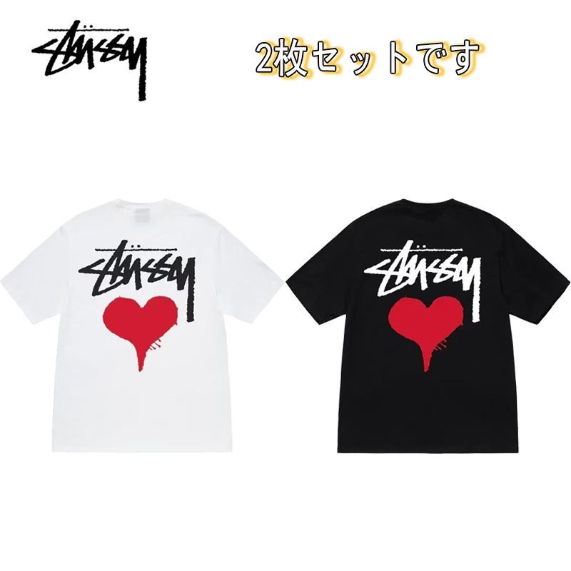 ステューシー☆ブラック☆Sサイズ★STUSSY STOCK HEART TEE黒 Buy Stussy Stock Heart Tee 'Black' - 1904922 BLAC | GOAT