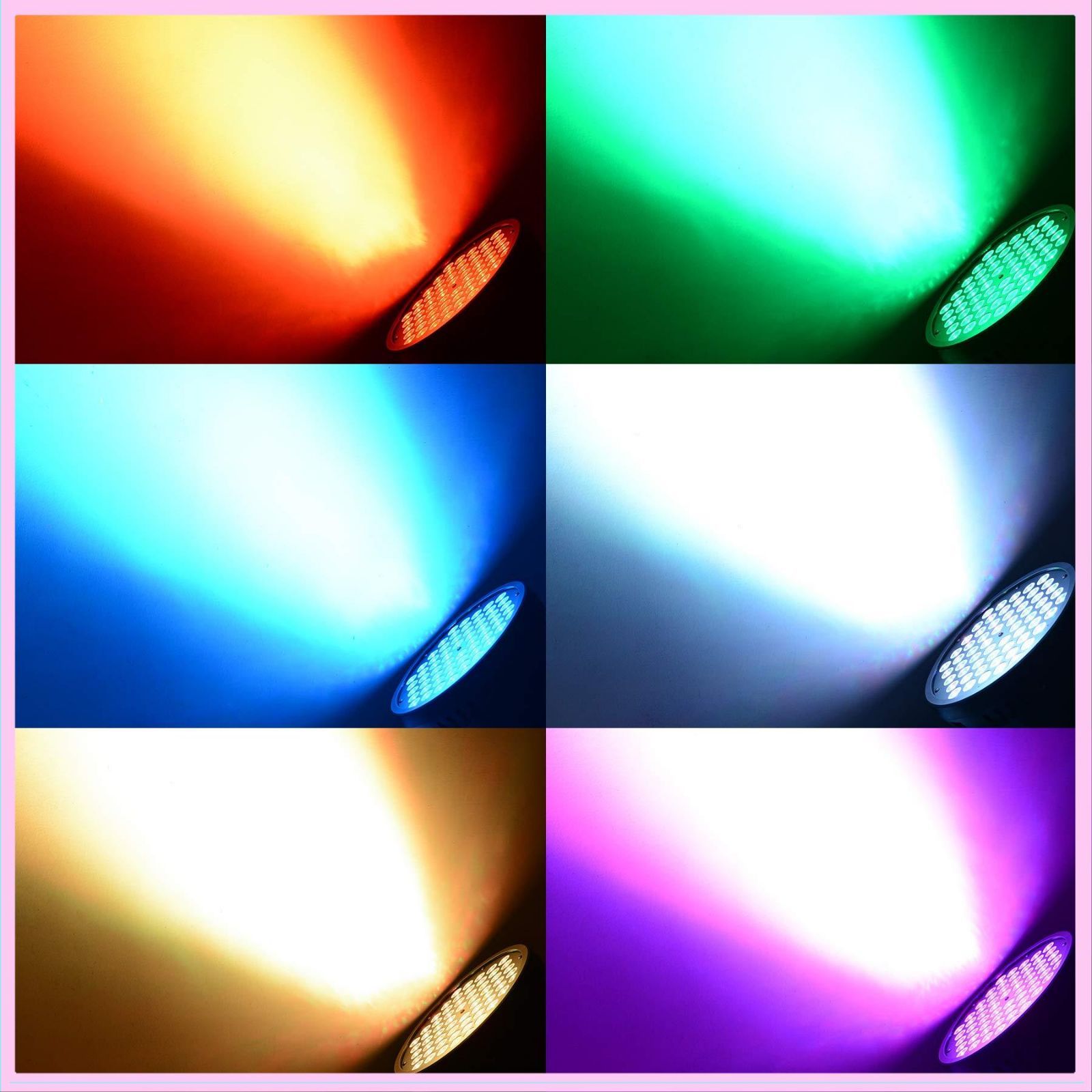 BETOPPER ステージライト 54x3W RGB LED 舞台照明 高輝度 ステージ照明DMX512 3/7CH パーティライト スポッ 