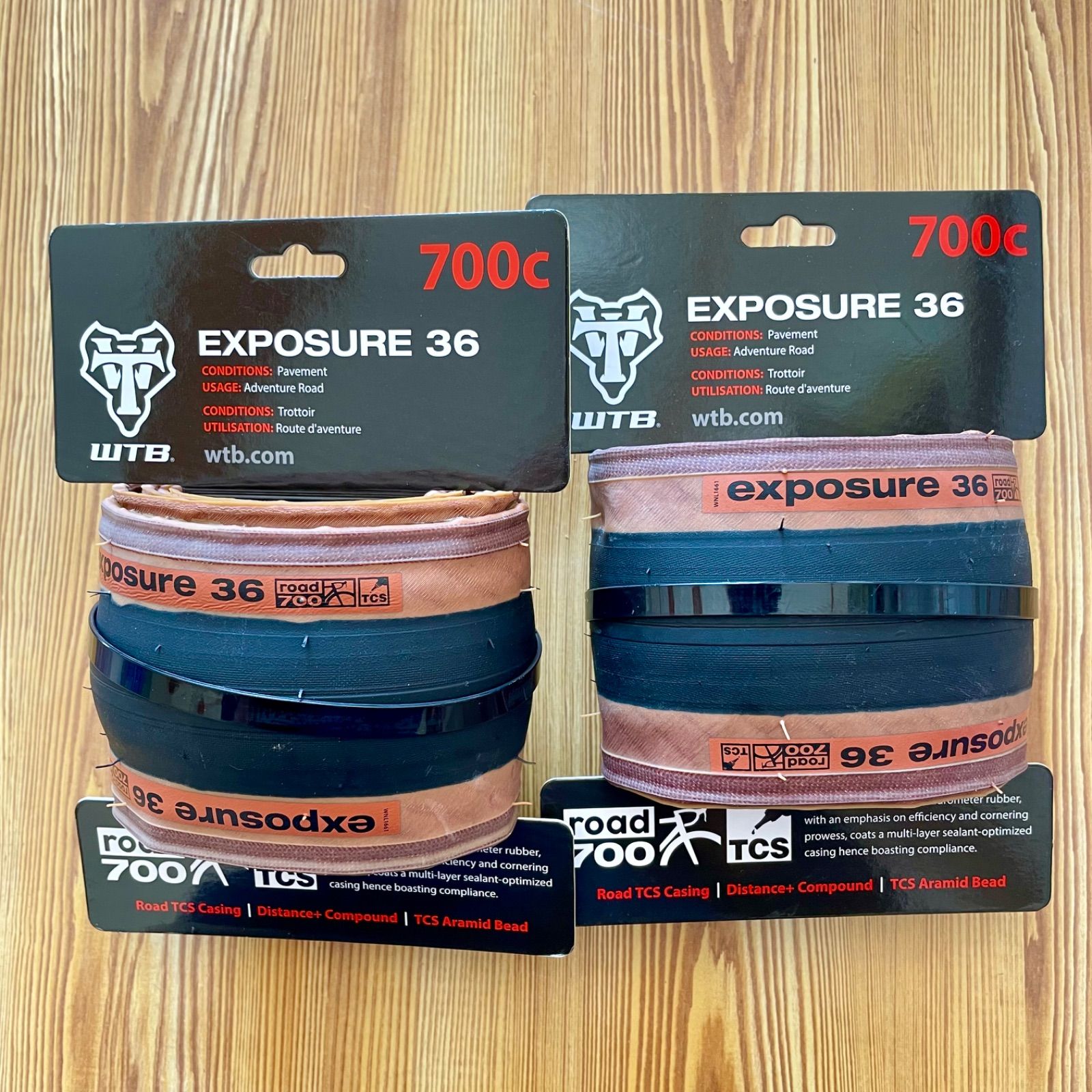 WTB Exposure Brown 700c × 36c 2本セット www.krzysztofbialy.com