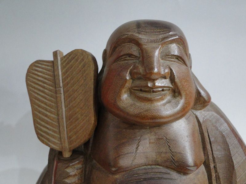 期間限定特価！　木彫　布袋様座像　弥勒菩薩　飛騨高山彫刻　30cm 2025 _特！！ 木彫 布袋様座像 弥勒菩薩 飛騨高山彫刻 30cm 08