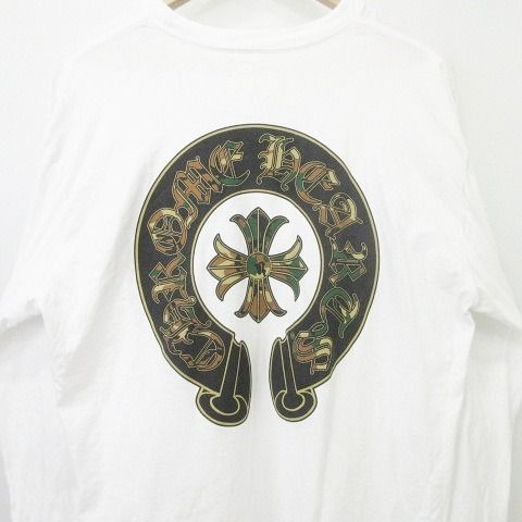 CHROME HEARTS◆ホースシュー ロゴ ポケット Tシャツ カモ Chrome Hearts ホースシューロゴ ポケットTシャツ