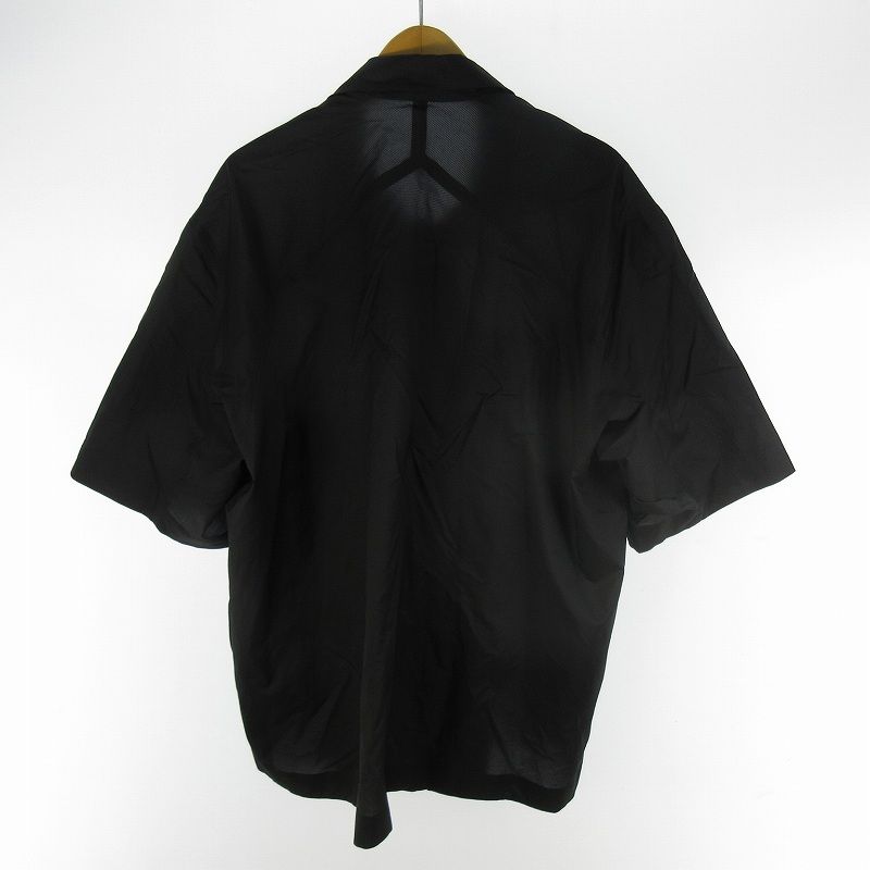 アークテリクス ヴェイランス ARC TERYX VEILANCE 25年製 Demlo SS shirt シャツ 半袖 X000007038 黒 ブラック ナイロン M アメアスポーツジャパン 株