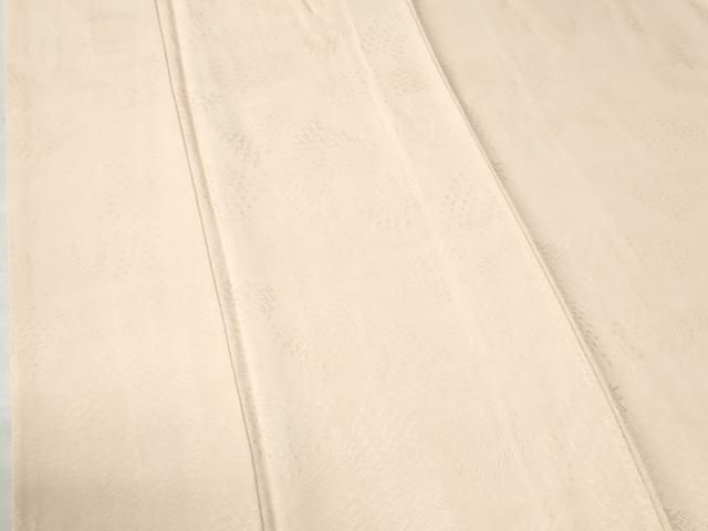 平和屋着物○上質な色無地 扇面吉祥地紋 肌色 正絹 逸品 CAAW7275yc