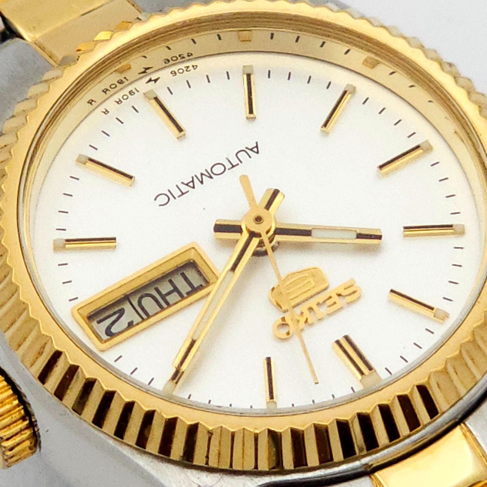 ☆良品 SEIKO セイコー ファイブ 4206-0510 自動巻 動作品 コンビ 