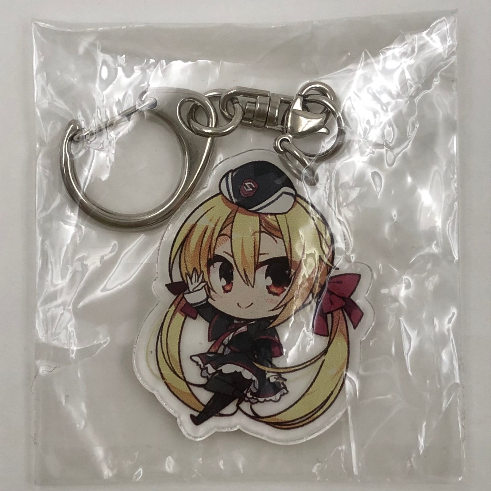 ゆずソフト・キーホルダーセット 在原七海 ゆずこもカフェ限定