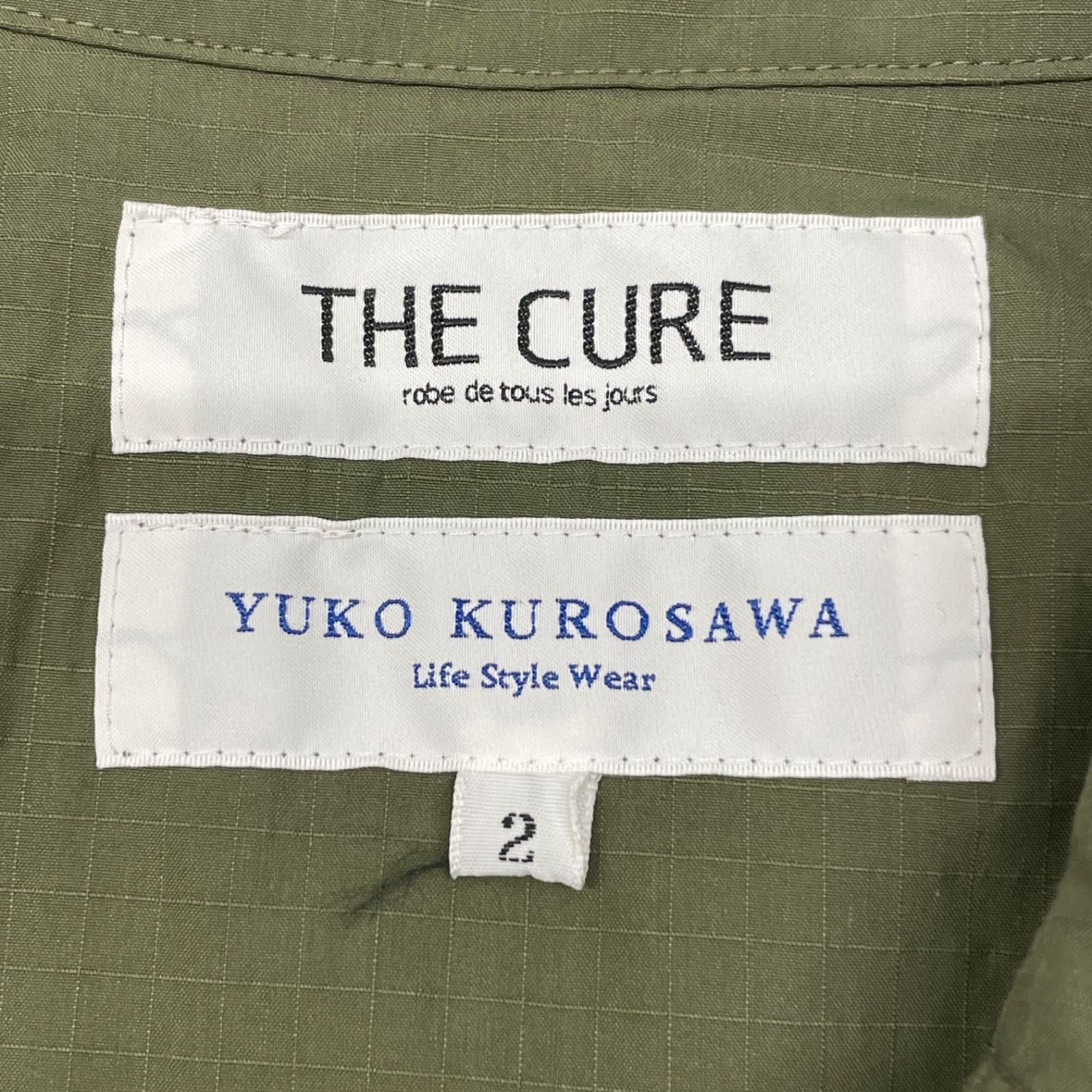 YUKO KUROSAWA × THE CURE ヨーコクロサワ×ザキュア シャツワンピース 