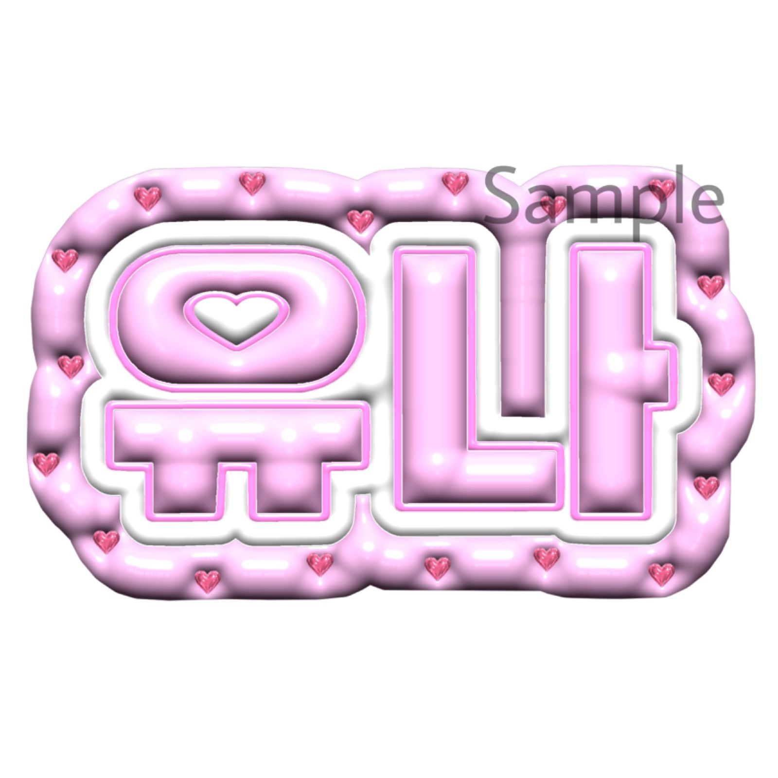 ITZY - ITZY ユナ ぷっくりネームボード ネームボード 3D