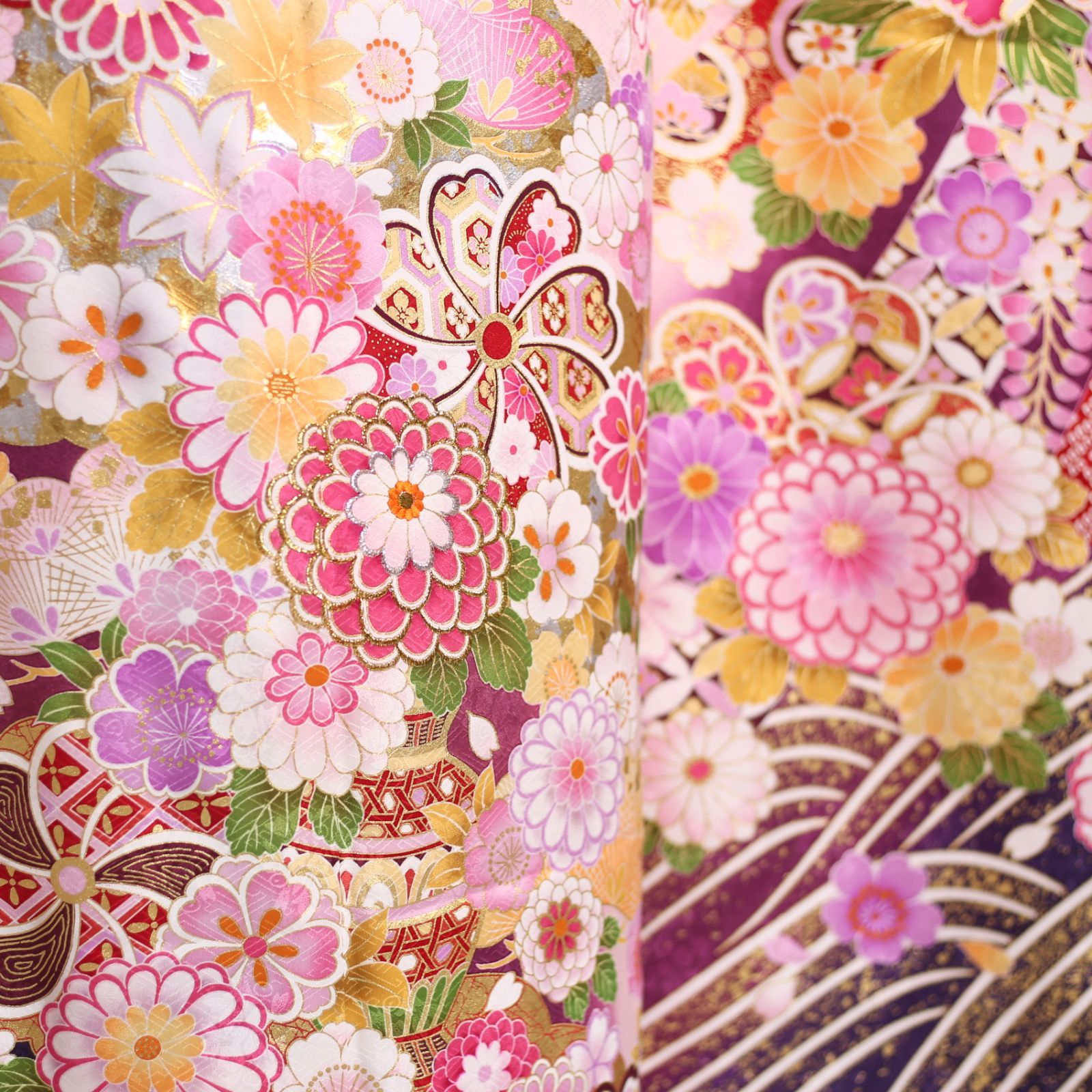 振袖セットM.Lサイズ、7点セット送料込みメルカリ便 振袖セット成人式 - メルカリ