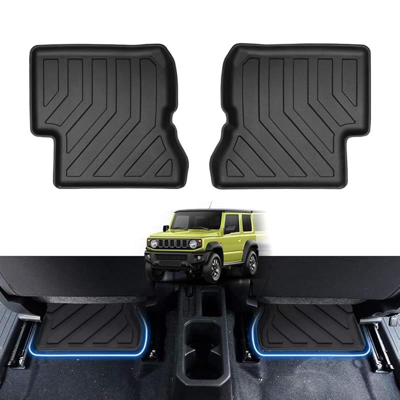 Cartist スズキ ジムニー JB64 JB74型 シートボトムフロアマット 座席の下専用 シートアンダートレイ JIMNY H30.7-現行 車用 収納マット 荷室マット 防水 汚れ防止 TPO素材 カスタムパーツ 車種専用設