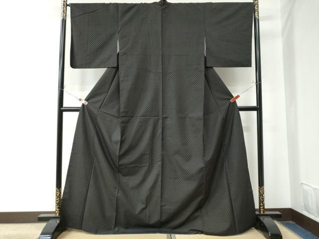 平和屋着物●本場大島紬　一元絣　やまと誂製　正絹　逸品　CAAU2064yc 平和屋着物○本場大島紬 一元絣 やまと誂製 正絹 逸品 CAAU2064yc