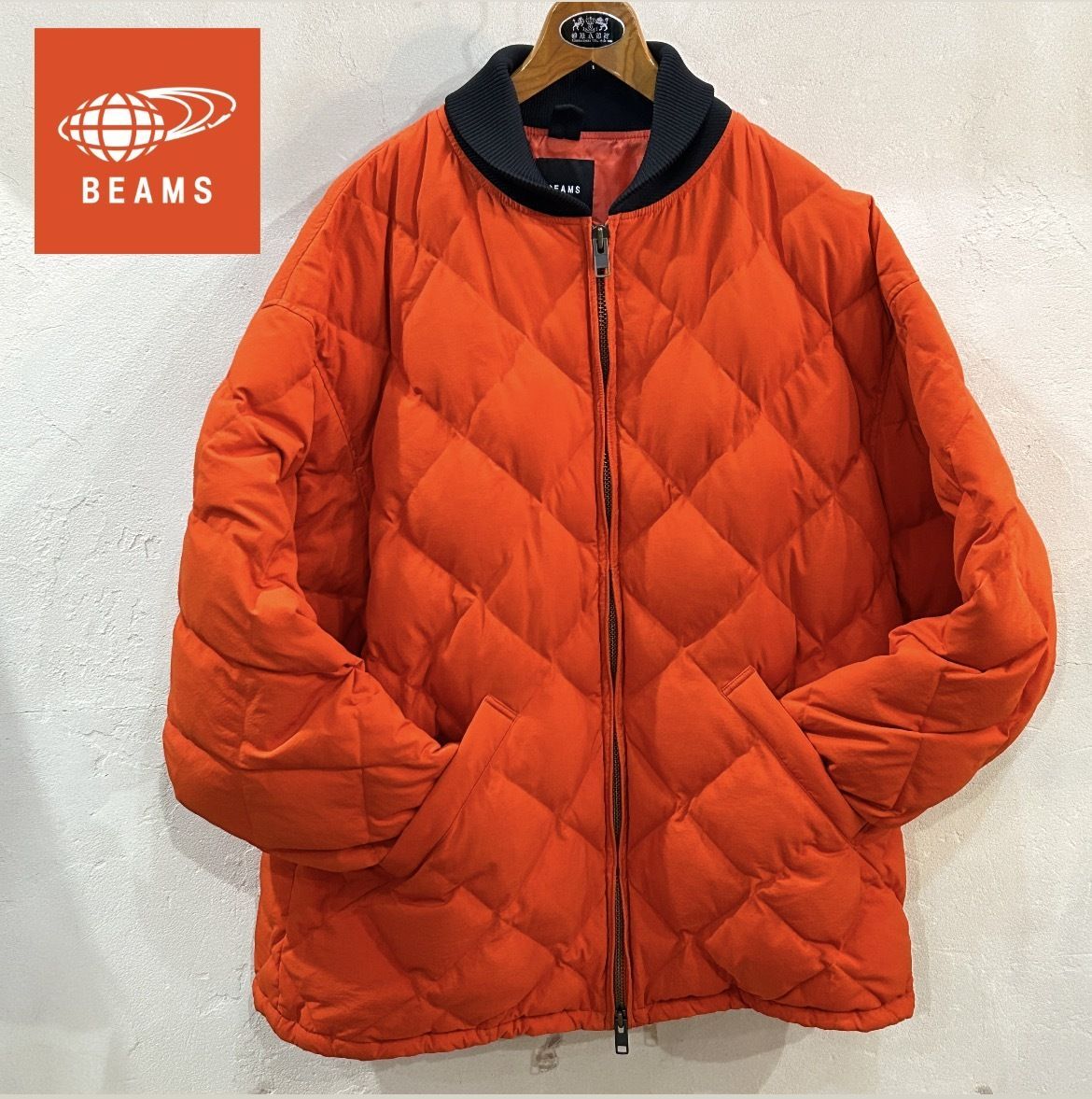 M87 美品 BEAMS / ビームス ワークキルトダウンジャケット