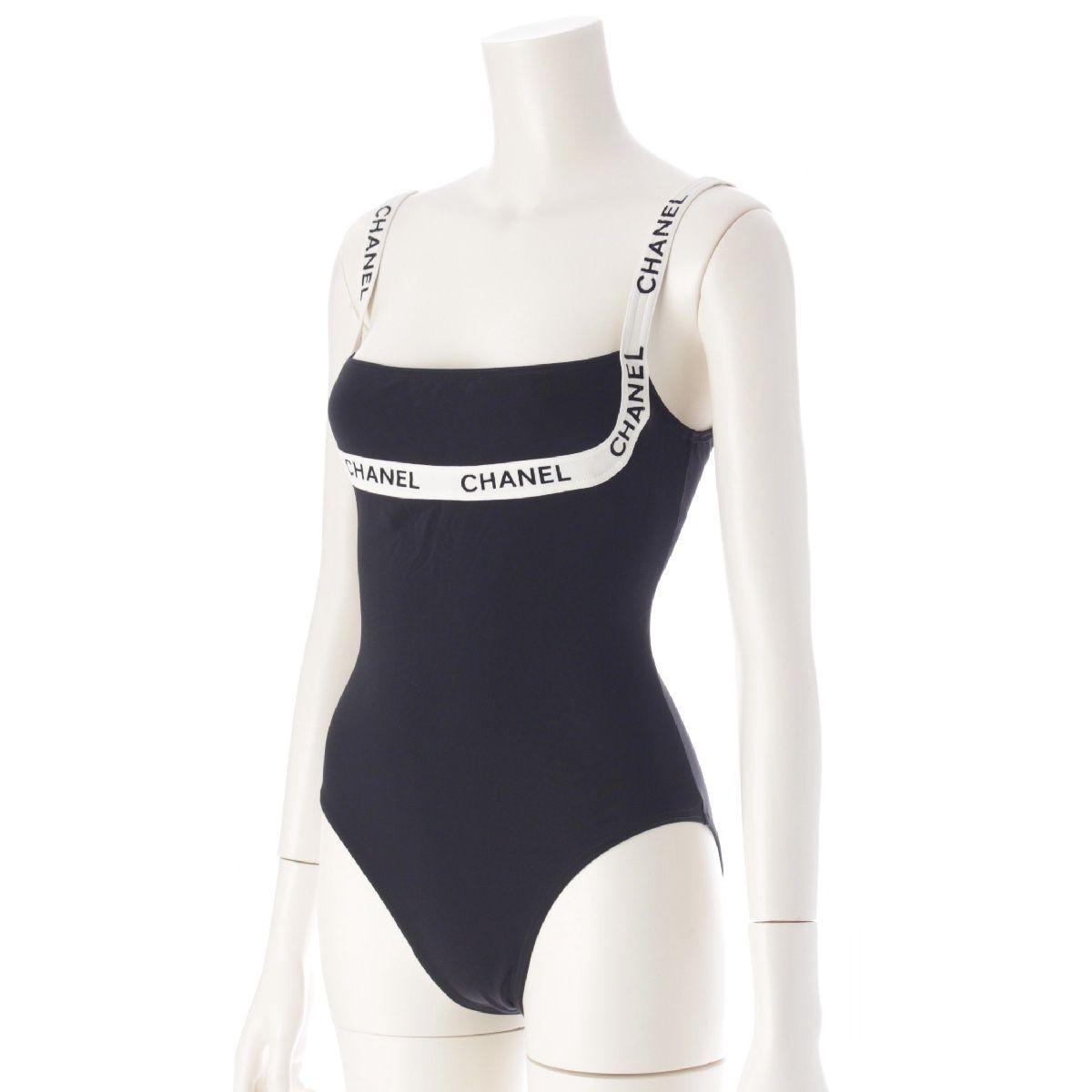 シャネル P95 ヴィンテージ ロゴテープ キャミソール スイムウェア