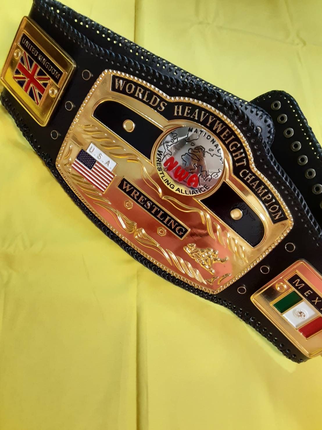 新品 実物大サイズ アントニオ猪木 NWA DOMED GLOBE WORLD HEAVYWEIGH 6MM プロレス レスリング チャンピオンベルト  レプリカ - メルカリ