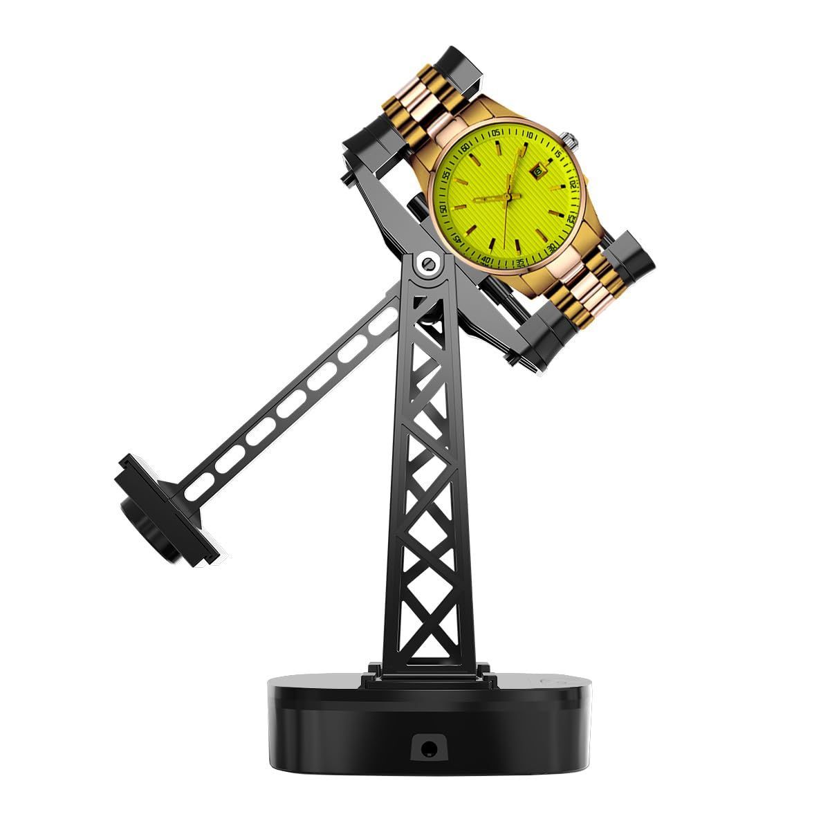 (標準バージョン) 1つの腕時計に対応計自動巻き上げ機，ウォッチワインダー ワインディングマシーン，タイミングシャットダウン機能、速度調整可能、 時計