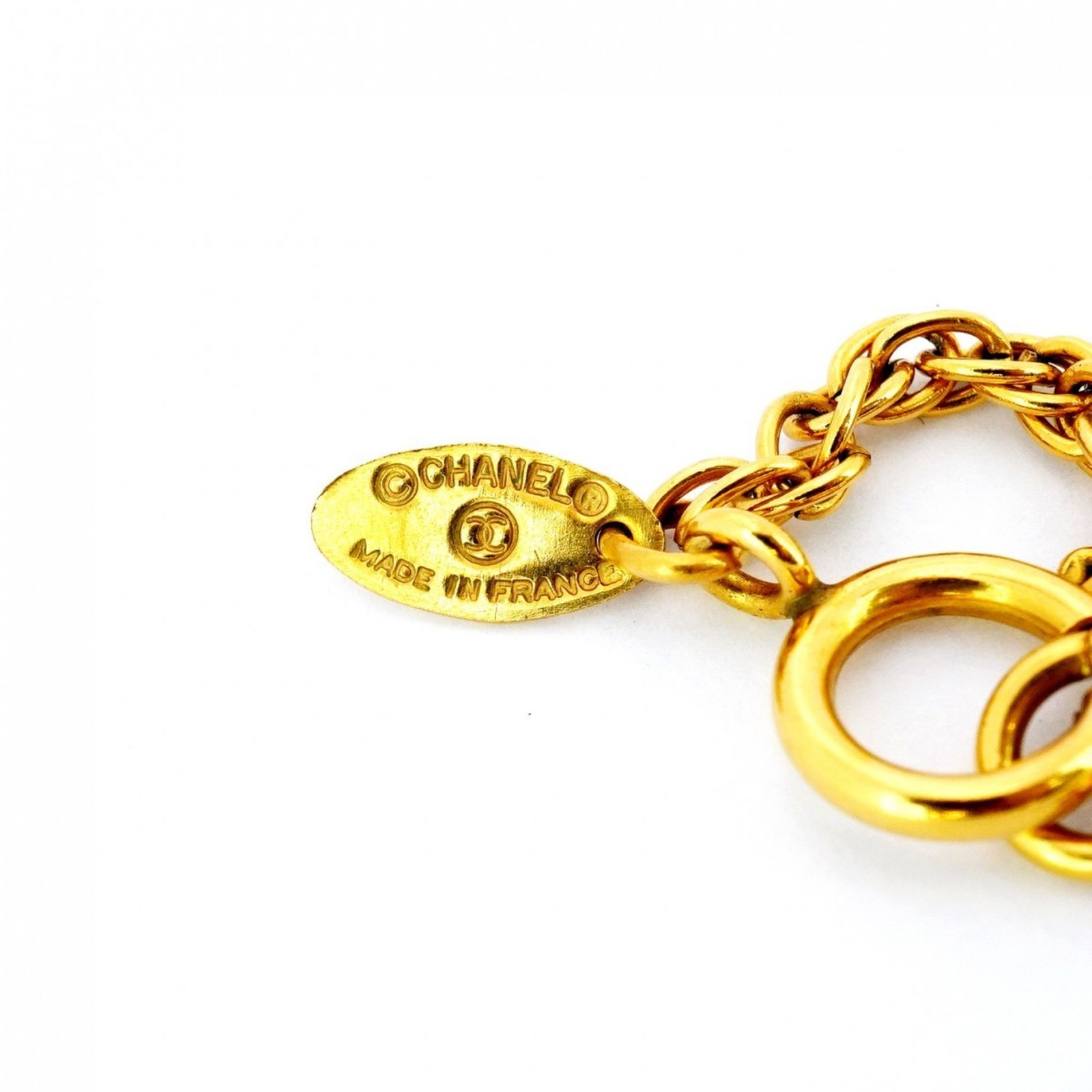 ✨CHANEL 金色メッキ ネックレス 中古 シャネル ネックレス ココマーク ゴールド メッキ 80cm