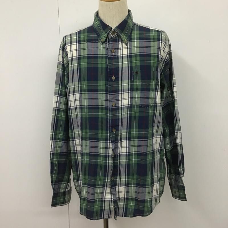 TOMMY HILFIGER トミーヒルフィガー シャツ、ブラウス 長袖 長袖シャツ チェックシャツ ボタンダウンシャツ カジュアルシャツ