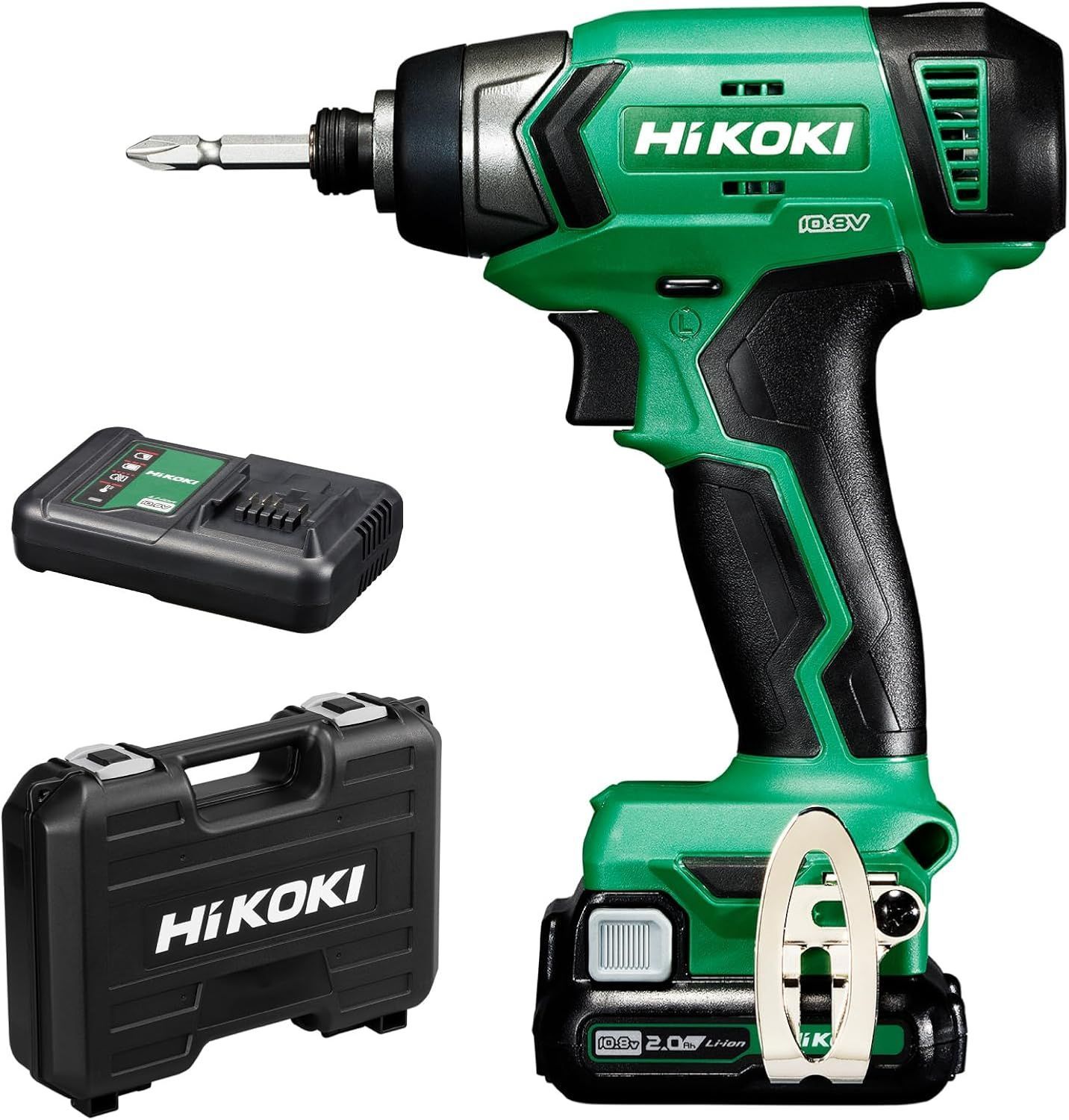 HiKOKI ハイコーキ 10.8V 充電式 インパクトドライバー WH12DA 初回修理保証付 蓄電池1個 充電器付 WH12DA BS