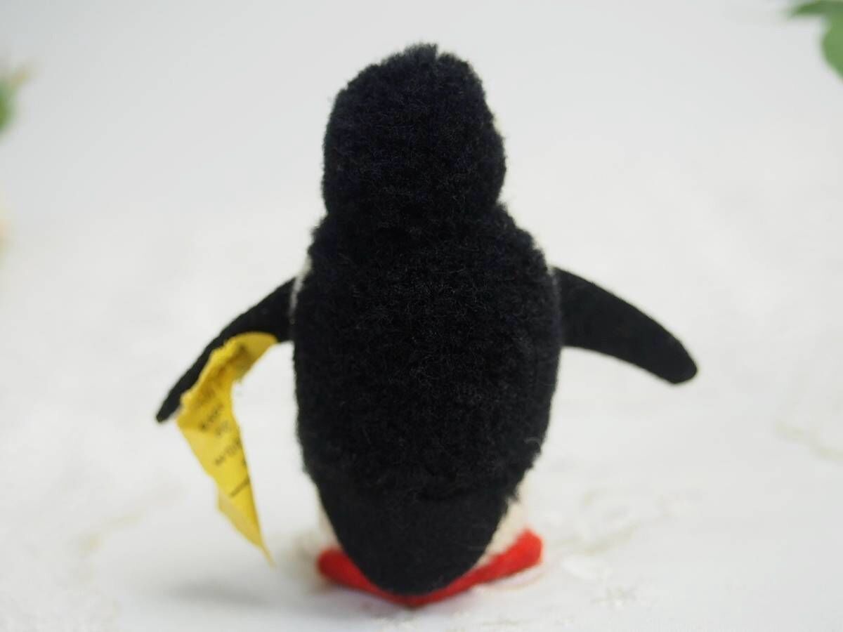 送料無料☆シュタイフ☆Woolen Penguin 8㎝完品☆1968年製ぽんぽん