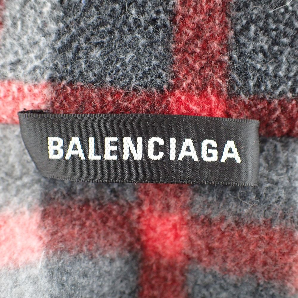 BALENCIAGA バレンシアガ 18AW 532673 オーバーサイズタータンチェックフリースジャケット XS - メルカリ