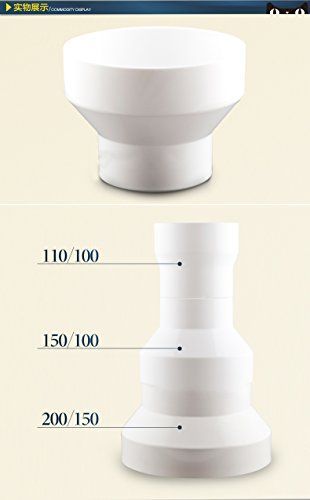 200→150 Hon&Guan 換気パイプ用 継手 異径カップリング 換気扇ダクト