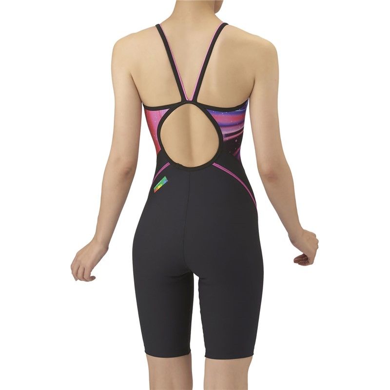 arena アリーナ トレーニングワンピーススパツツ 水泳水着W 非公認 as5fwm27l-bkpk ブラック ピンク