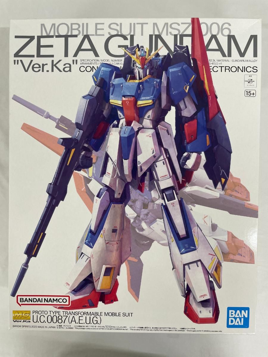 最安値 未開封 V2ガンダム Ver.Ka MG 未開封】ゼータガンダム Ver.Ka (MG) 機動戦士Zガンダム - メルカリ