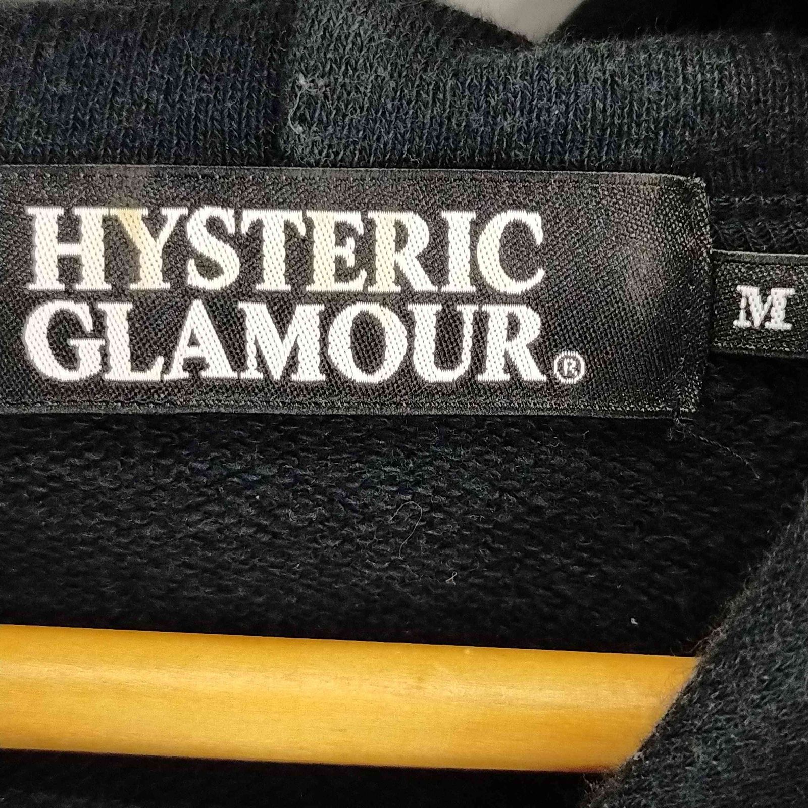 Hysteric Glamour　パーカー　ヒスガール　星条旗 HYSTERIC GLAMOUR - ＊HYSTERIC GLAMOUR HYSガール ロゴ ジップ