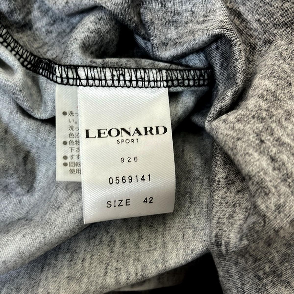 LEONARD SPORT 花柄半袖ワンピース 42 LEONARD SPORT(レオナールスポーツ) ワンピース サイズ42 L