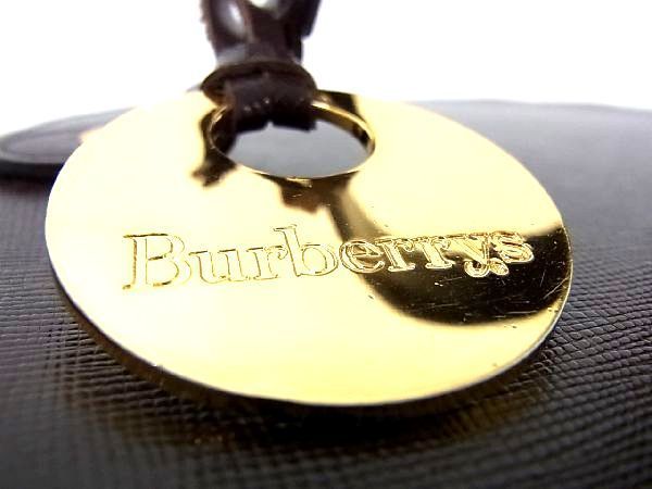 □極美品□ Burberrys バーバリーズ ノバチェック キャンバス×レザー