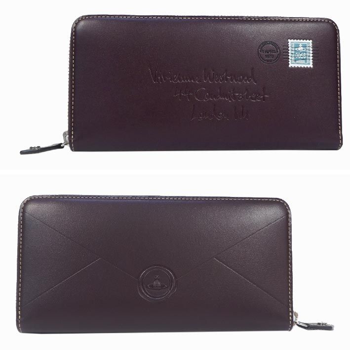 ヴィヴィアンウエストウッド Vivienne Westwood 牛革 ラウンド
