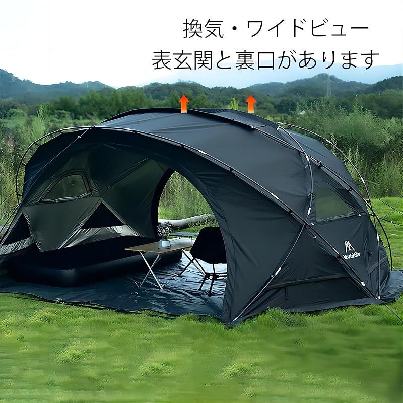 シェルター KZM OUTDOOR ビバドームシェルタープライム ブラック 改良版