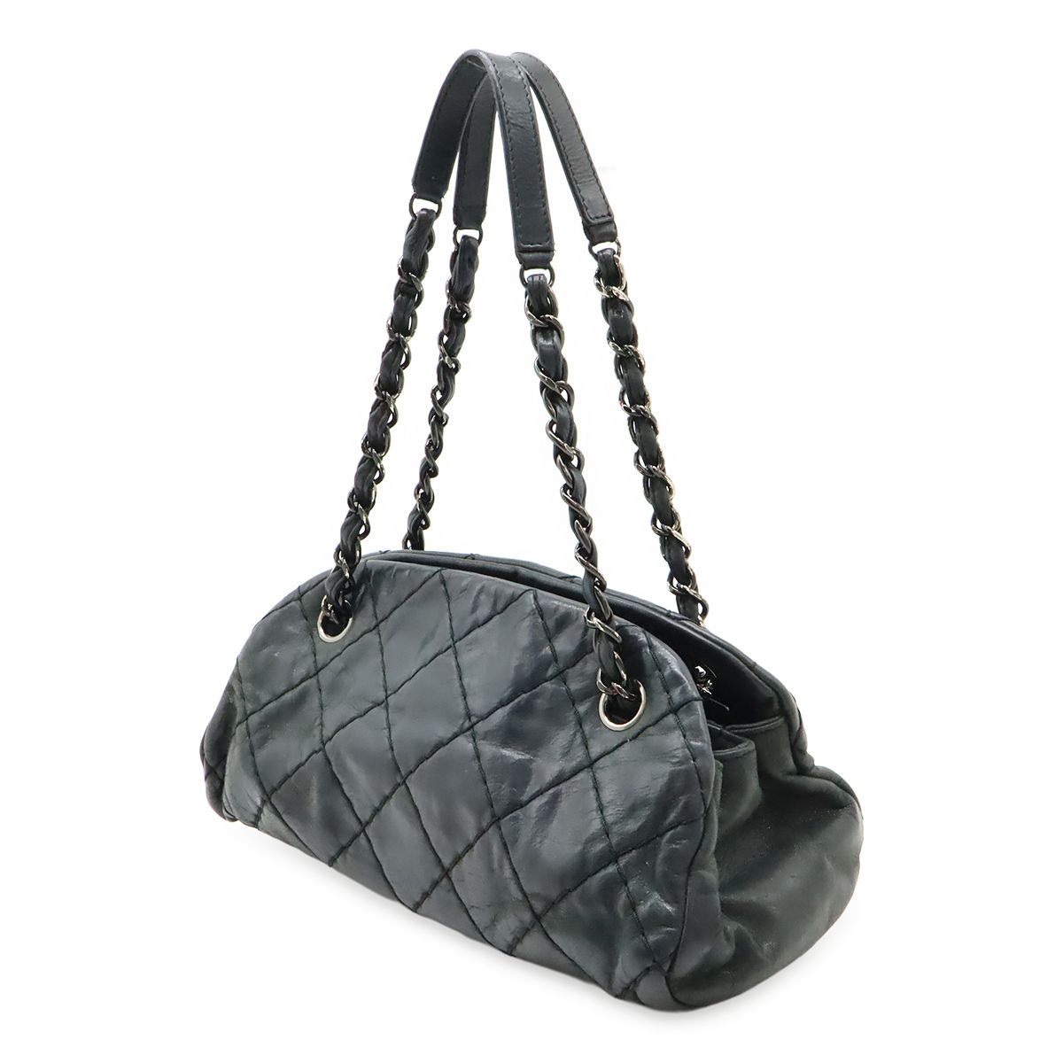 CHANEL シャネル マドモアゼルライン チェーン ショルダーバッグ ブラック シャネル(CHANEL)シャネル マドモアゼルラインチェーン