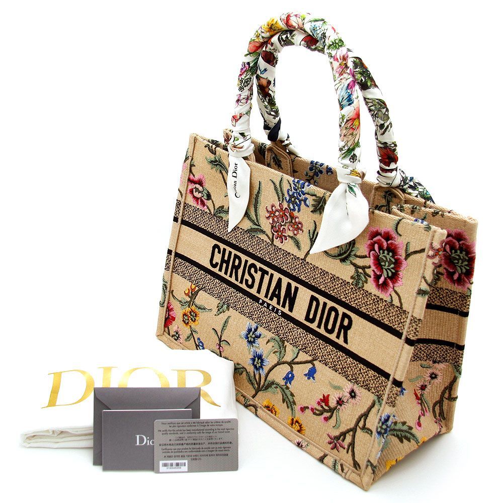 極美品 ブックトートミディアム Christian Dior(クリスチャンディオール) ブックトートバッグ