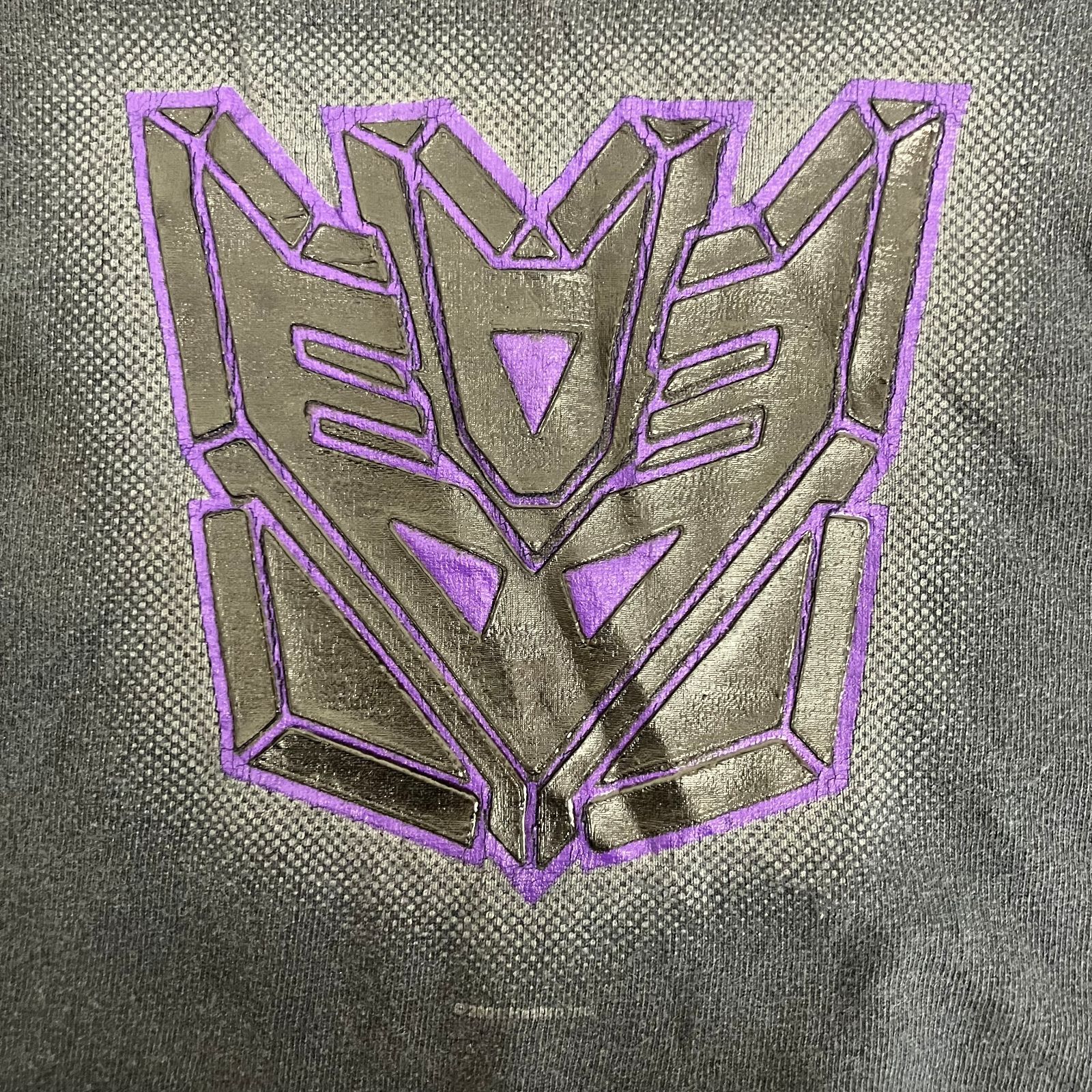 00s トランスフォーマー デストロン エンブレム 古着Tシャツ XXL