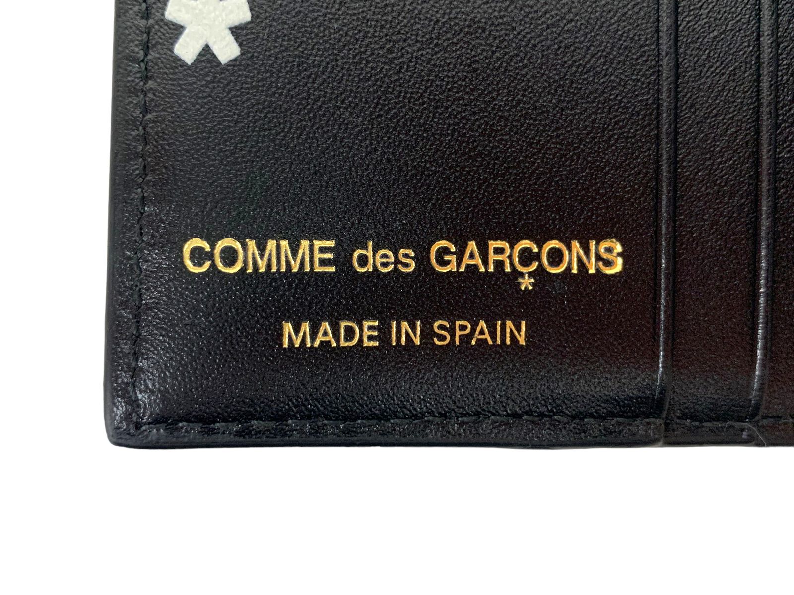 COMME des GARCONS (コムデギャルソン) HUGE LOGO WALLET BLACK 二