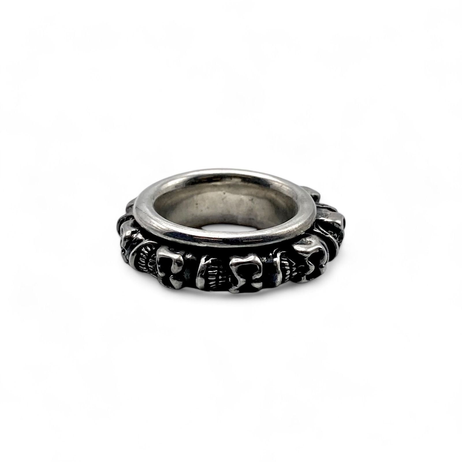 精妙巧緻】スカル Silver 925 刻印 00s Vintage Design Ring シルバー