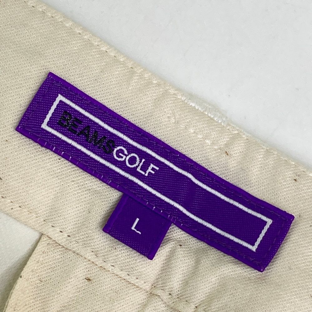 ファッションブランド サイズ L BEAMS GOLF ビームスゴルフ ストレッチ クロップドパンツ ホワイト系 240101528410 ゴルフウェア レディース ストスト 送料無料・返品無料。