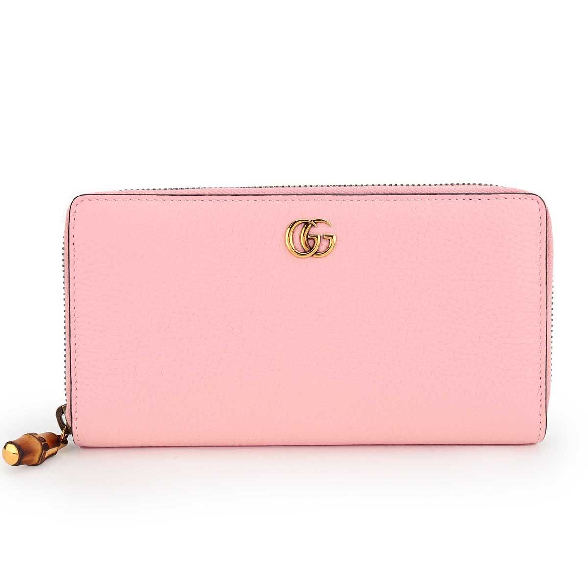 新品 グッチ GUCCI 長財布 GG マーモント ピンク - メルカリ