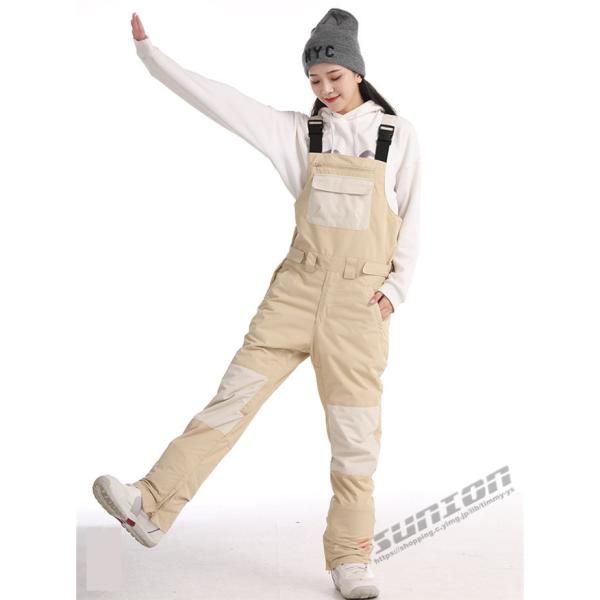 スノーボード ウェア ビブパンツ つなぎ レディース スノー