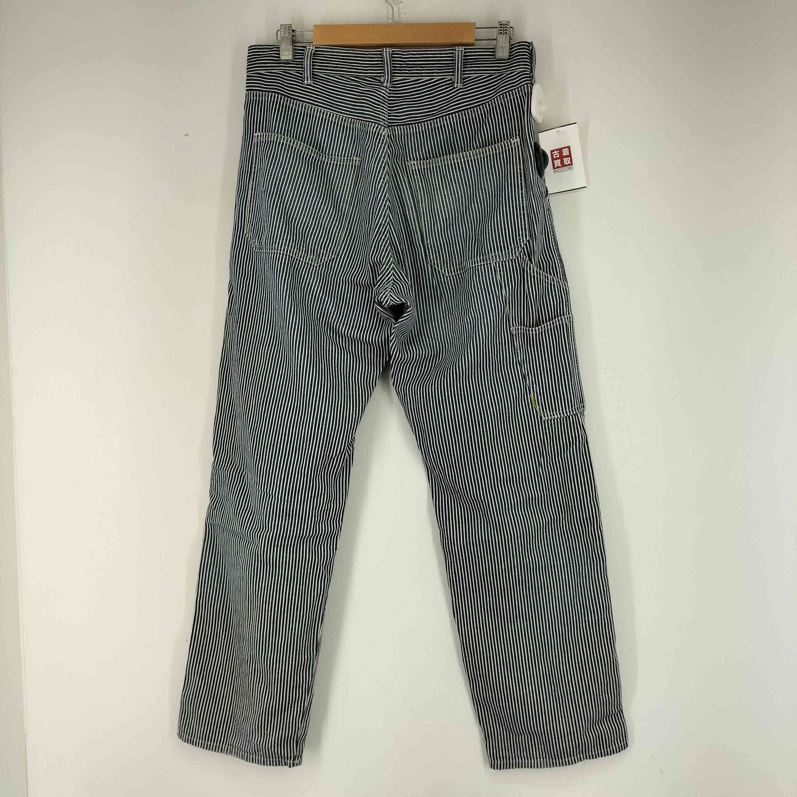 グッドイナフ GOODENOUGH 00S ヒッコリーストライプ ベイカーパンツ