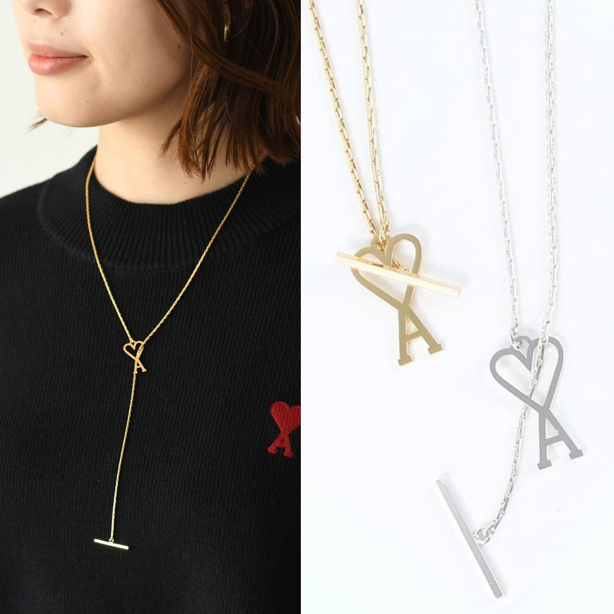 AMI ALEXANDRE MATTIUSSI アミパリス アクセサリー ネックレス AMI DE