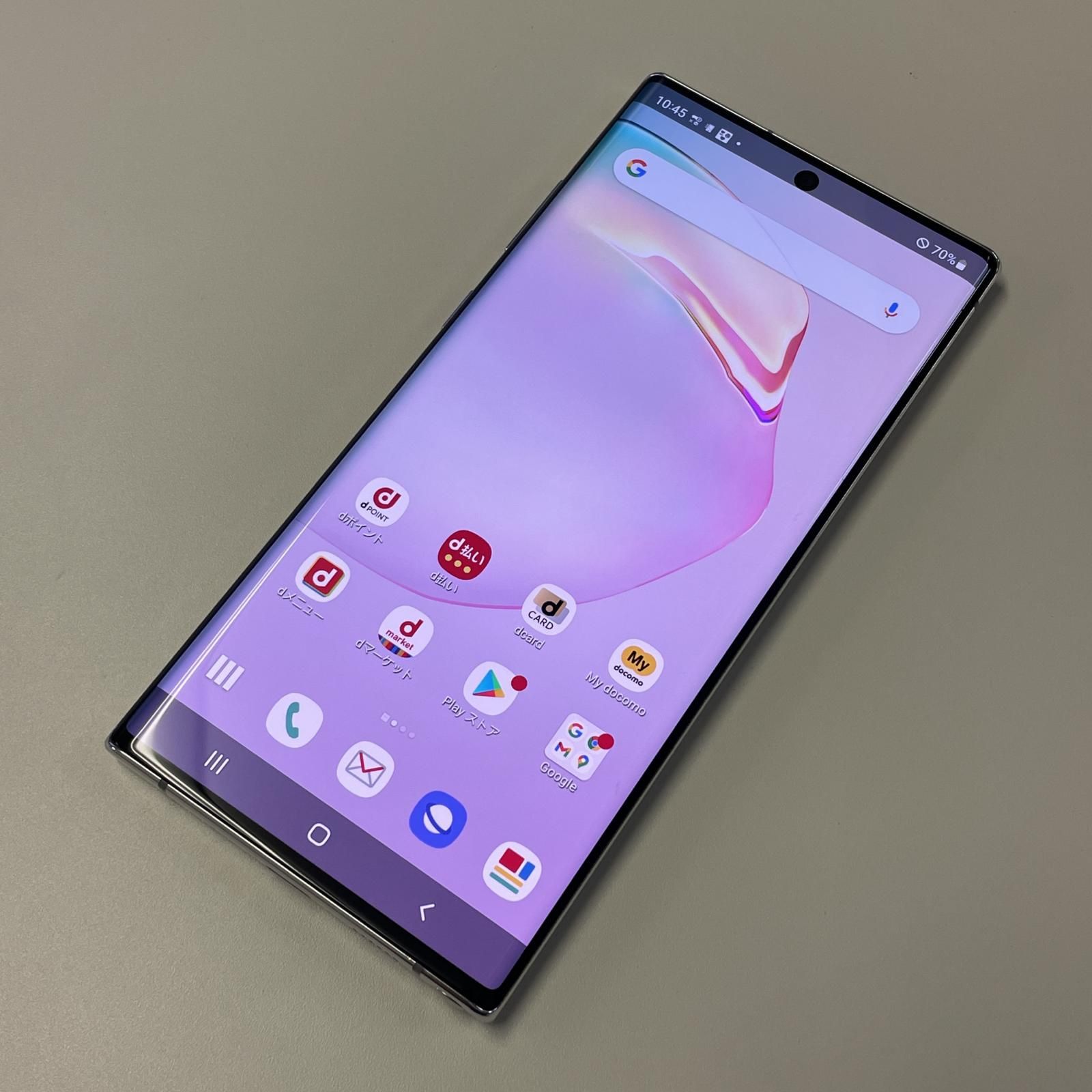 docomo Galaxy Note10+ SC-01M Aura White