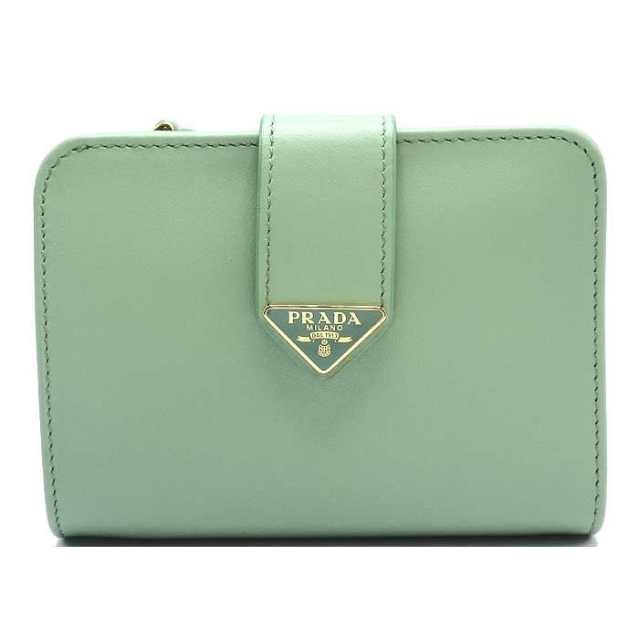 プラダ 二つ折り財布 小銭入れあり PRADA PORTAF.PICCOLO LAMPO 1ML018 2CNP F0229 CITY CALF TAB アウトレット レディース