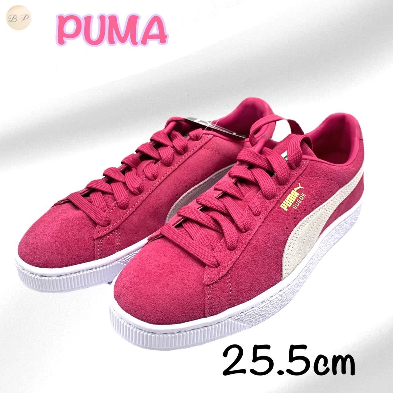 未使用品・美品】プーマ PUMA スニーカー 25.5cm ピンク ローズ 